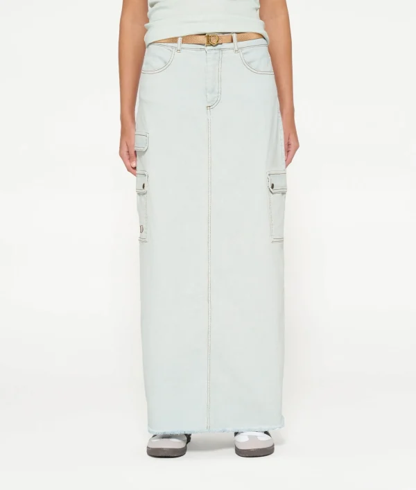 10DAYS Slub Twill Skirt