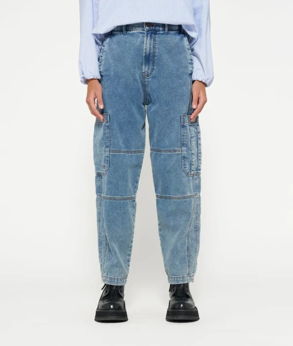10DAYS Soft Denim Workwear Pants