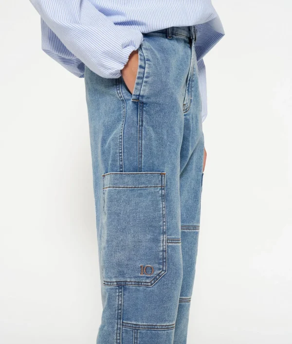 10DAYS Soft Denim Workwear Pants