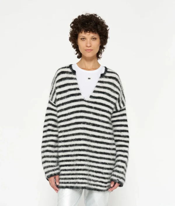10DAYS Soft Oversized Sweater Stripes