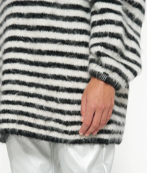 10DAYS Soft Oversized Sweater Stripes