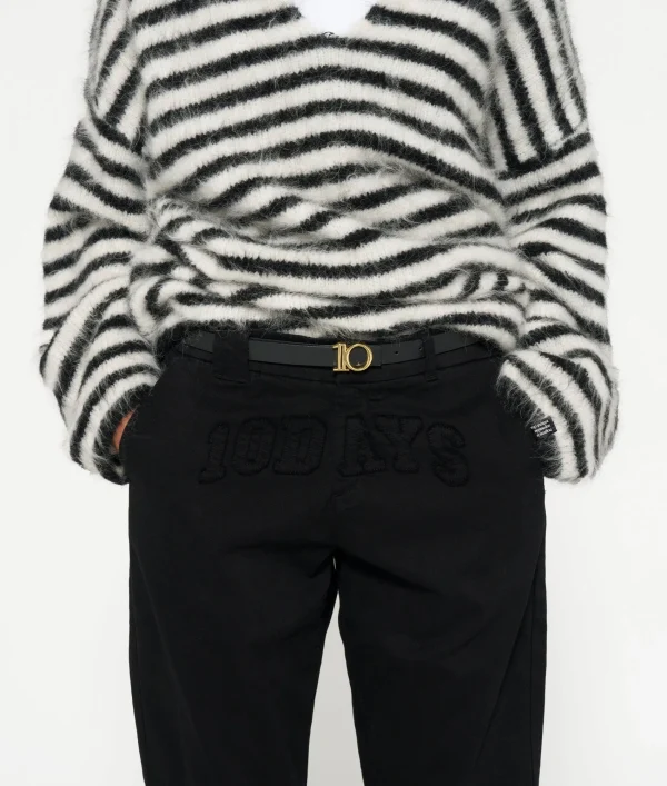 10DAYS Soft Oversized Sweater Stripes
