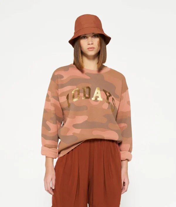 10DAYS Statement Sweater Camo