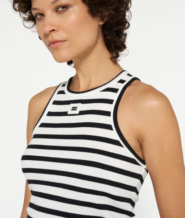 10DAYS Tank Top Rib Stripe
