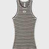 10DAYS Tank Top Rib Stripes