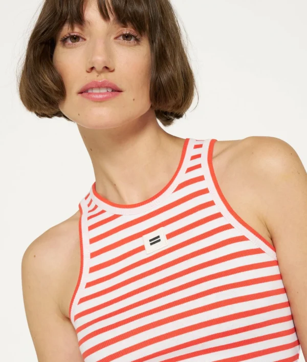 10DAYS Tank Top Rib Stripes