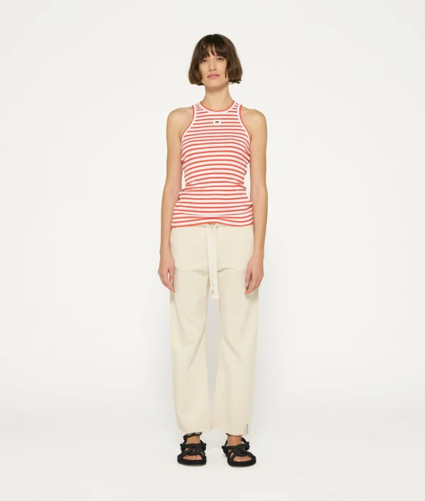 10DAYS Tank Top Rib Stripes