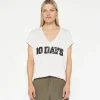 10DAYS Tee Sequins Logo
