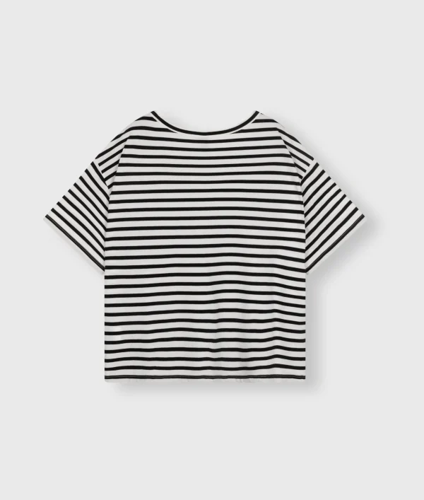 10DAYS Tee Stripe Sequins Logo