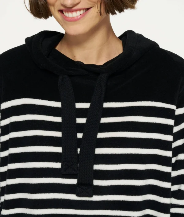 10DAYS Terry Hoodie Stripes