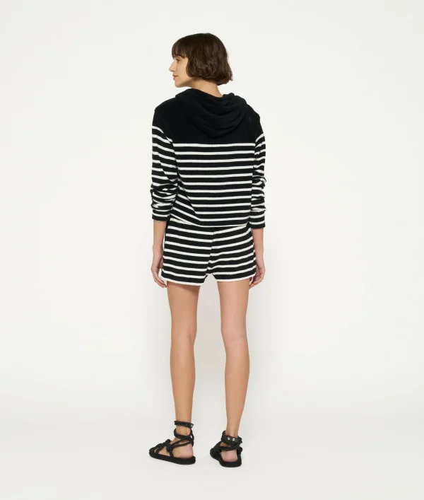10DAYS Terry Hoodie Stripes