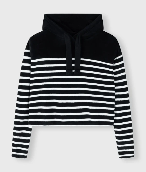 10DAYS Terry Hoodie Stripes