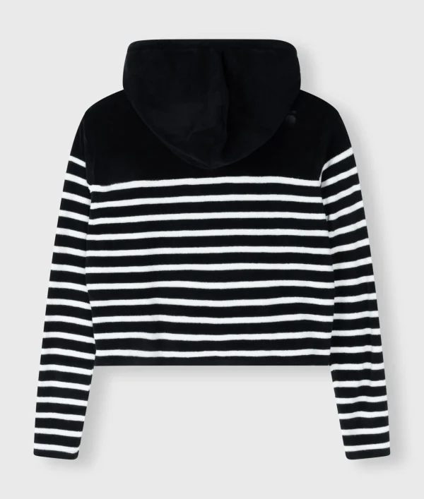 10DAYS Terry Hoodie Stripes