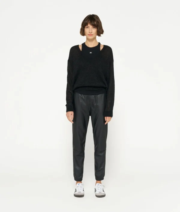 10DAYS The Leatherlook Cropped Jogger