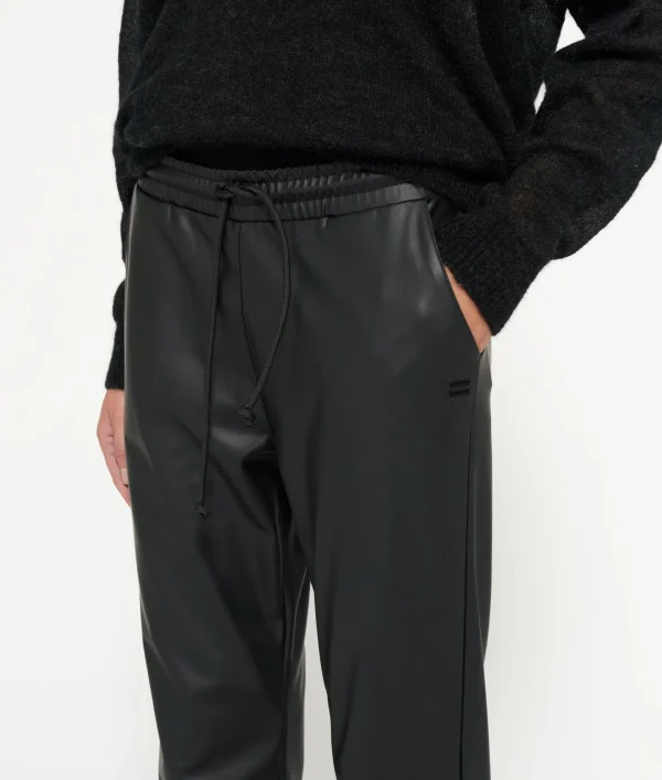 10DAYS The Leatherlook Cropped Jogger