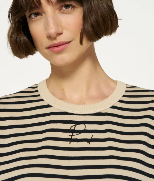 10DAYS Thick Cotton Tee Stripes