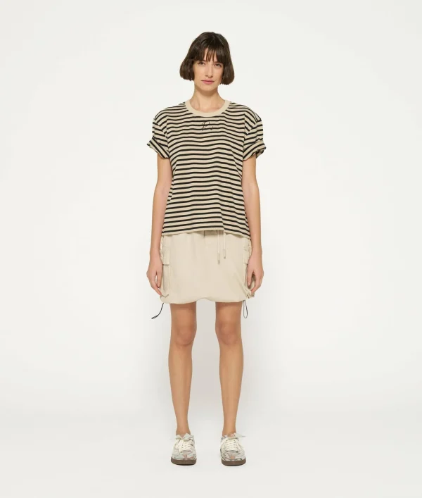 10DAYS Thick Cotton Tee Stripes