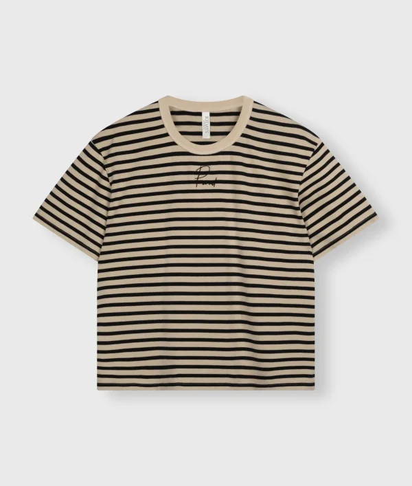 10DAYS Thick Cotton Tee Stripes