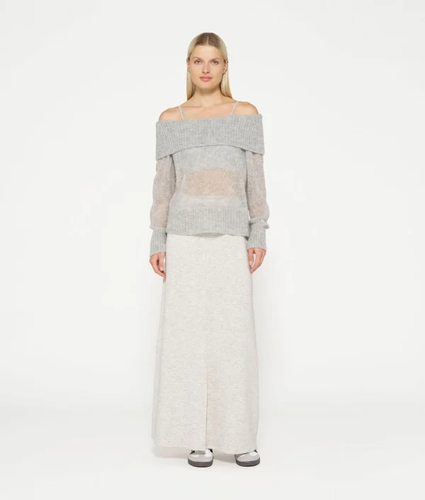 10DAYS Thin Off Shoulder Sweater