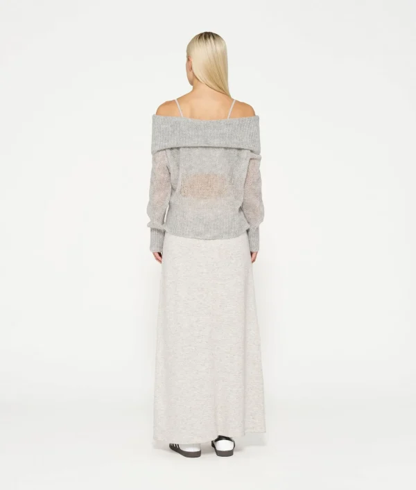 10DAYS Thin Off Shoulder Sweater