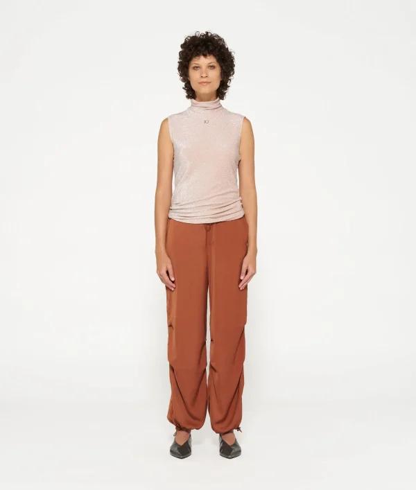 10DAYS Turtleneck Top Glitter