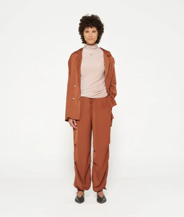 10DAYS Turtleneck Top Glitter