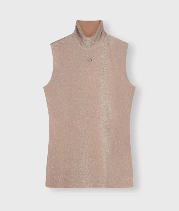 10DAYS Turtleneck Top Glitter