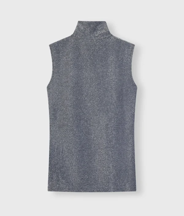 10DAYS Turtleneck Top Glitter