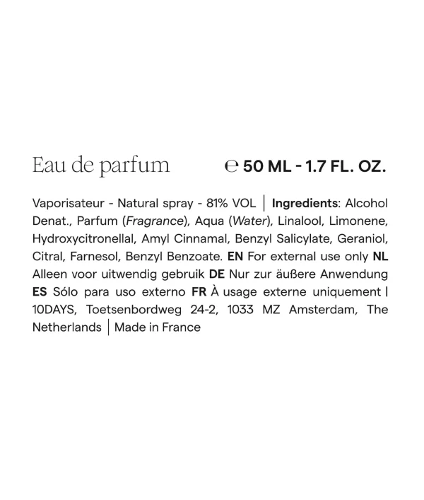 10DAYS Unexpectedly Eau De Parfum 50Ml