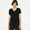 10DAYS V-Neck Tee Linen Cotton