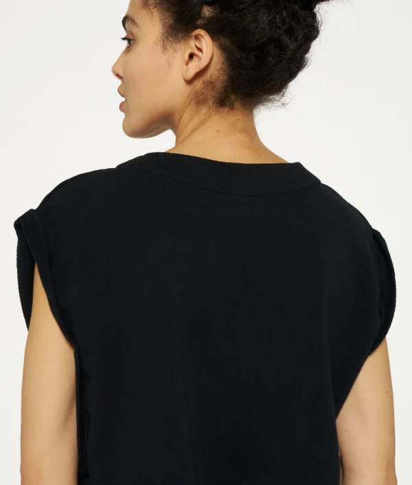 10DAYS V-Neck Top Fleece