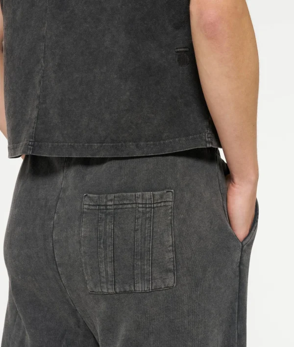 10DAYS Washed Padded Shoulder Tee