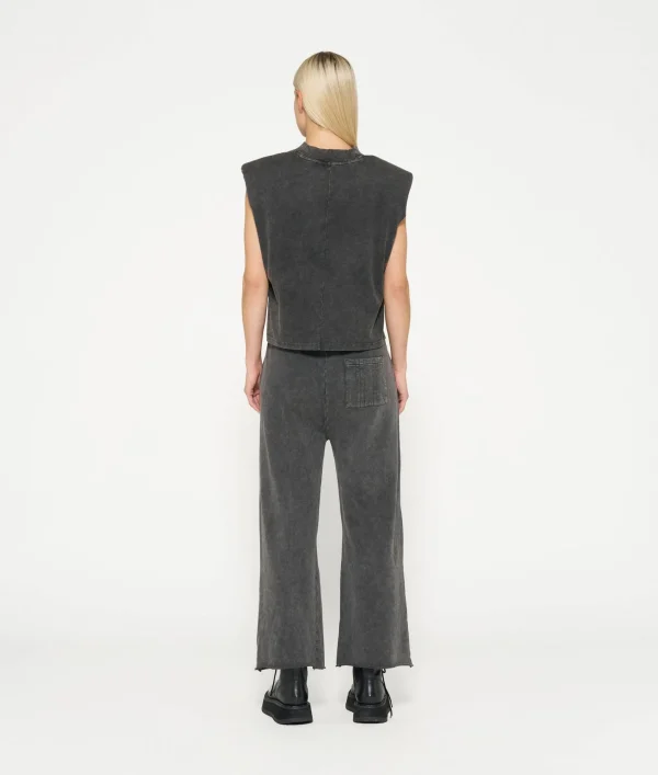 10DAYS Washed Padded Shoulder Tee